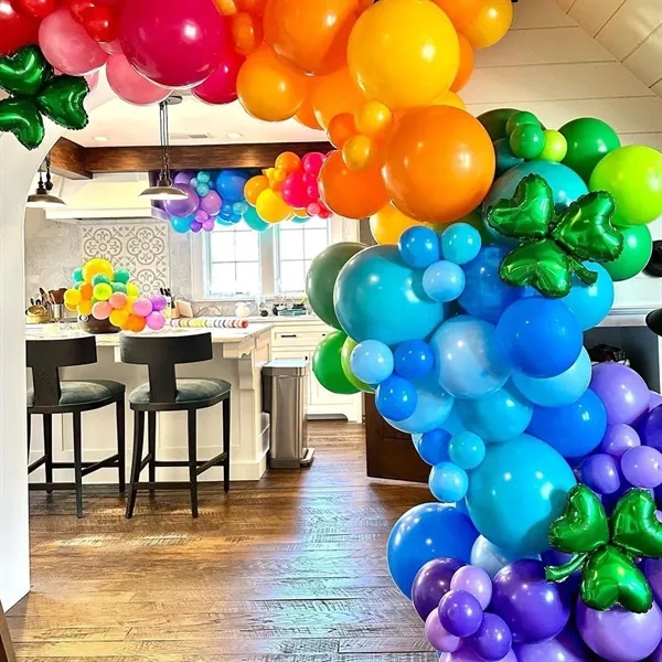 Rainbow Balloons 10 /12 Inch Multicolor Round - Rainbow Balloons 10 /12 Inch Multicolor Round - Image 2 of 4