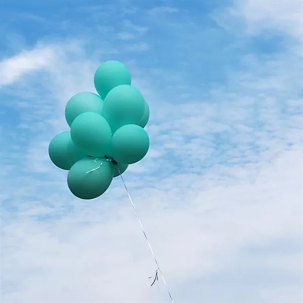 Rainbow Balloons 10 /12 Inch Multicolor Round - Rainbow Balloons 10 /12 Inch Multicolor Round - Image 3 of 4