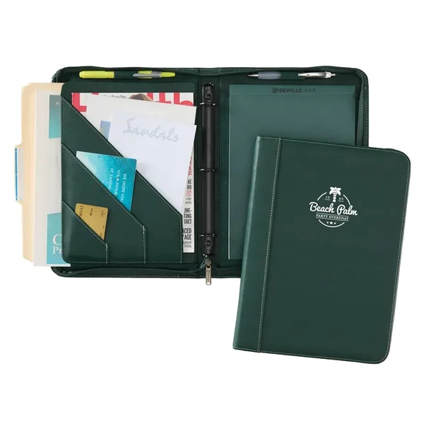 Hamilton Zippered 3-Ring Binder -Padfolio (4 Colors) - Hamilton Zippered 3-Ring Binder -Padfolio (4 Colors) - Image 4 of 4