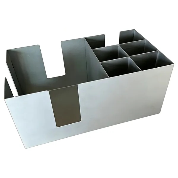 Stainless Steel Bar Caddy Napkin Straw Holder - Stainless Steel Bar Caddy Napkin Straw Holder - Image 1 of 1