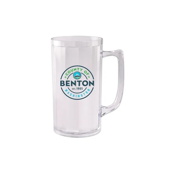 5 Oz Plastic Fluted Beer Mug Sampler with Handle - 5 Oz Plastic Fluted Beer Mug Sampler with Handle - Image 0 of 1