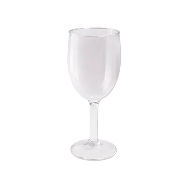 8 Oz Plastic Rounded Wine Glass