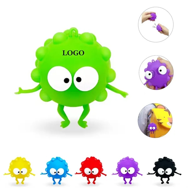 Custom Funny Eye Popping Squeeze Ball