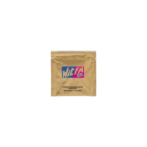 Sunscreen Packet