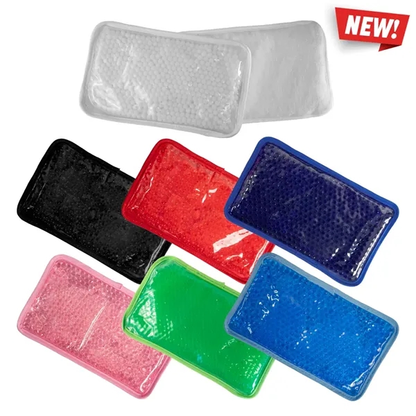 Rectangle Plush Gel Beads Hot/Cold Pack