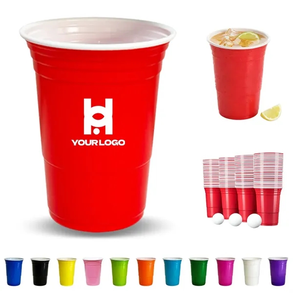 16 oz disposable plastic cups sturdy for party wedding - 16 oz disposable plastic cups sturdy for party wedding - Image 0 of 4