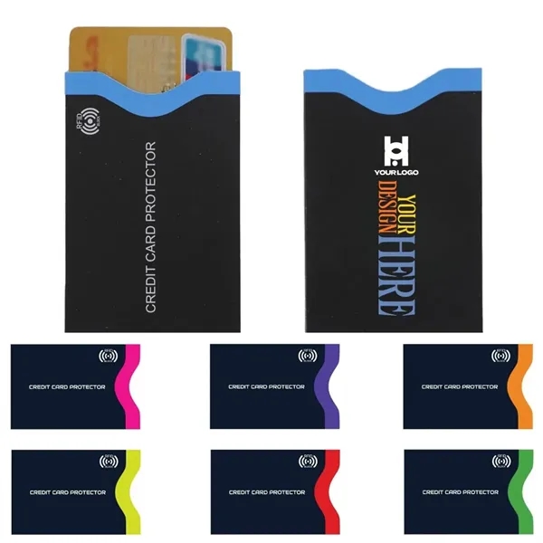 Slim lightweight credit card sleeves with RFID blocking - Slim lightweight credit card sleeves with RFID blocking - Image 0 of 4