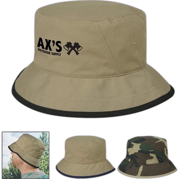 Cotton Twill Bucket Hat - Transfer - Cotton Twill Bucket Hat - Transfer - Image 0 of 3