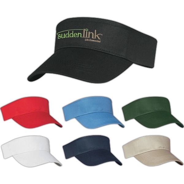 Cotton Twill Visor - Embroidered - Cotton Twill Visor - Embroidered - Image 0 of 7