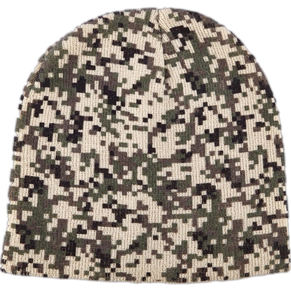 Digital Camo Knit Beanie - Digital Camo Knit Beanie - Image 0 of 0