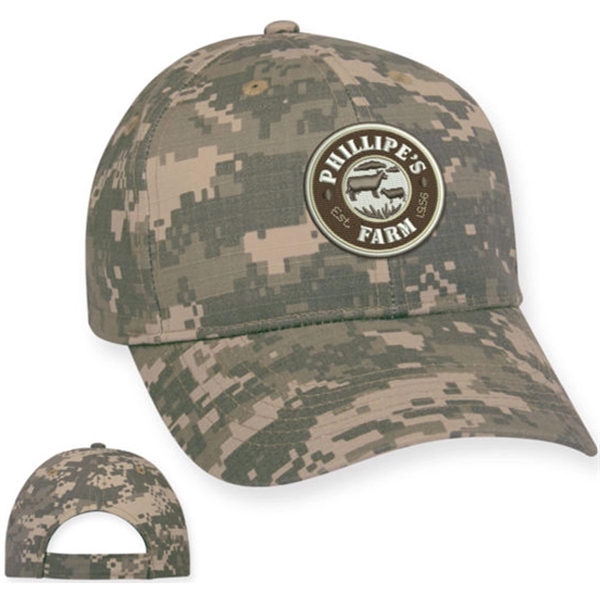Digital Camouflage Cap - Embroidered