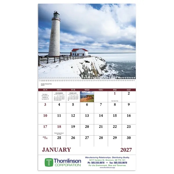 Good Value™ Canadian National Parks - Spiral Calendar - Good Value™ Canadian National Parks - Spiral Calendar - Image 8 of 30
