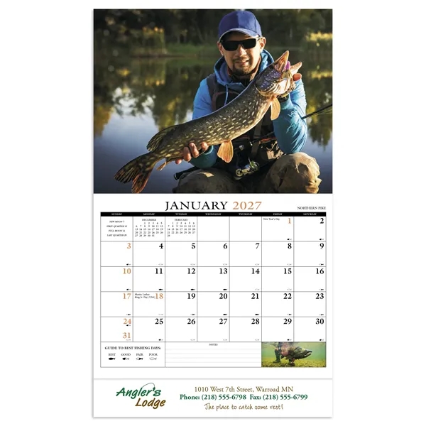 Products Fishing Guide Appointment Calendar - Stapled - Products Fishing Guide Appointment Calendar - Stapled - Image 10 of 31