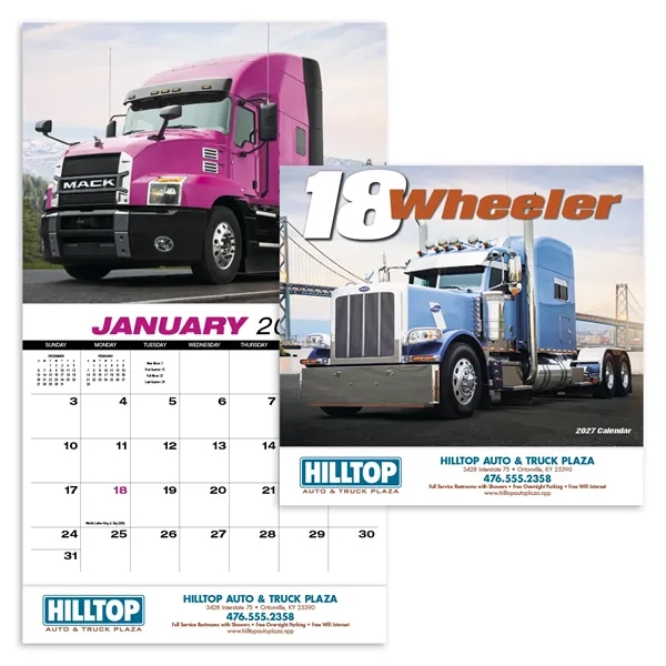 Products 18-Wheeler Wall Appointment Calendar - Stapled - Products 18-Wheeler Wall Appointment Calendar - Stapled - Image 4 of 31