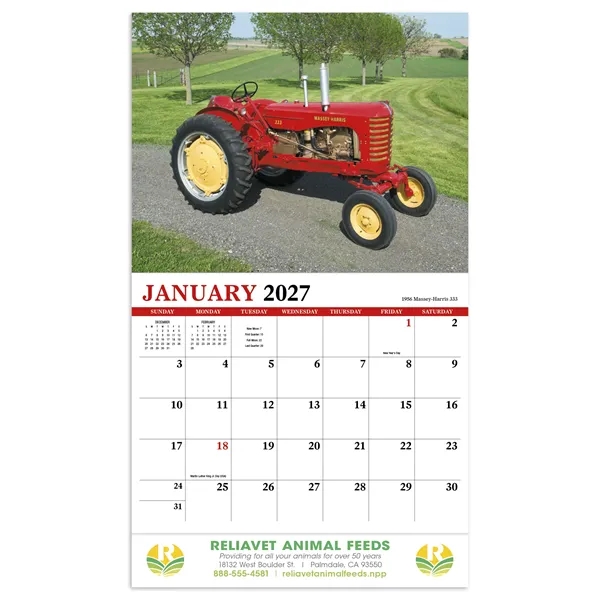 Products Vintage Tractors Appointment Calendar - Stapled - Products Vintage Tractors Appointment Calendar - Stapled - Image 10 of 31