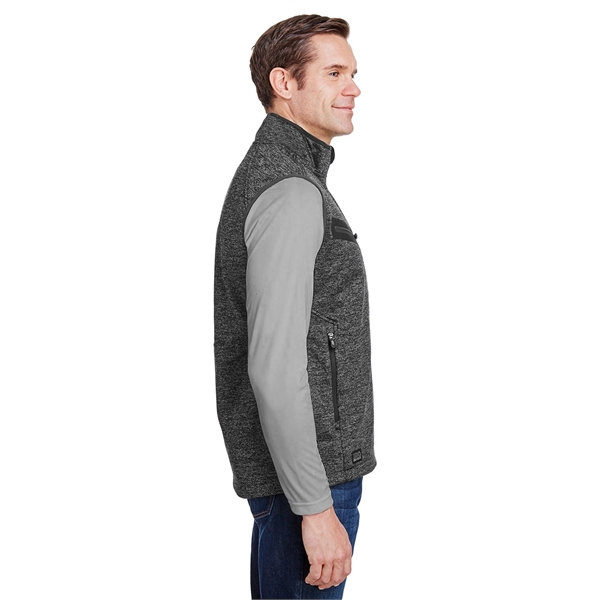 Dri Duck Compass Bonded Melange Sweater Fleece Vest - Dri Duck Compass Bonded Melange Sweater Fleece Vest - Image 1 of 4