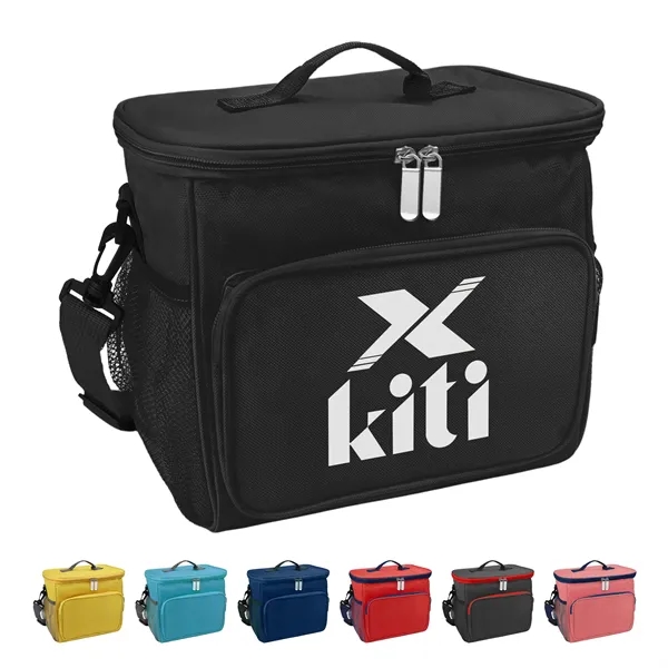10L Insulated Lunch Cooler Bag W/ Shoulder Strap & Handles
