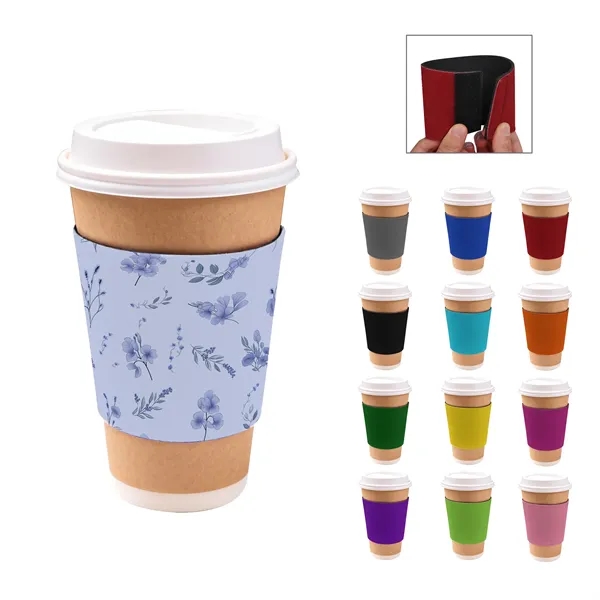 Reusable Insulated Neoprene Iced Coffee Sleeve - Reusable Insulated Neoprene Iced Coffee Sleeve - Image 0 of 4