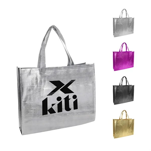 Reusable Non Woven Metallic Laminated Gift Tote Bags