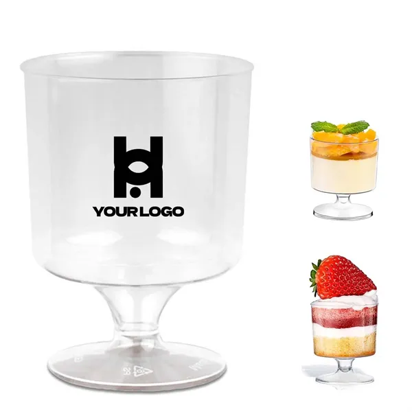 5oz clear dessert cups plastic disposable for party catering - 5oz clear dessert cups plastic disposable for party catering - Image 0 of 4