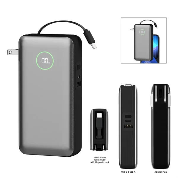 Custom 20,000 mAh PhoneSuit® Journey AC All-In-One Portable Batt...