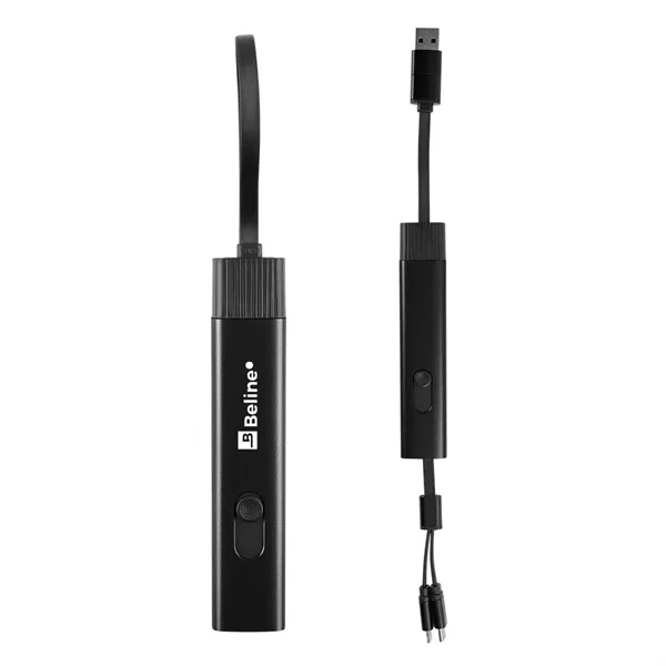 Custom Recycled Aluminum Retractable Travel Charging Cable