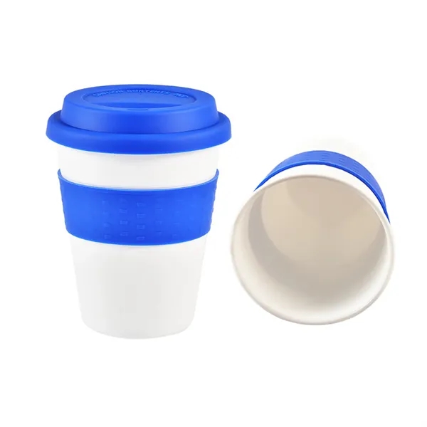 12 oz Coffee Mug with Silicone Lid and Insulated Band - 12 oz Coffee Mug with Silicone Lid and Insulated Band - Image 7 of 16