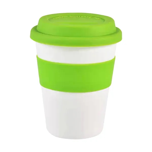 12 oz Coffee Mug with Silicone Lid and Insulated Band - 12 oz Coffee Mug with Silicone Lid and Insulated Band - Image 12 of 16