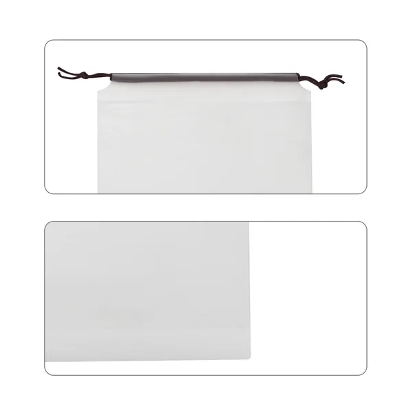 Custom Frosted EVA Clear Drawstring Bag Multi Use - Custom Frosted EVA Clear Drawstring Bag Multi Use - Image 3 of 4