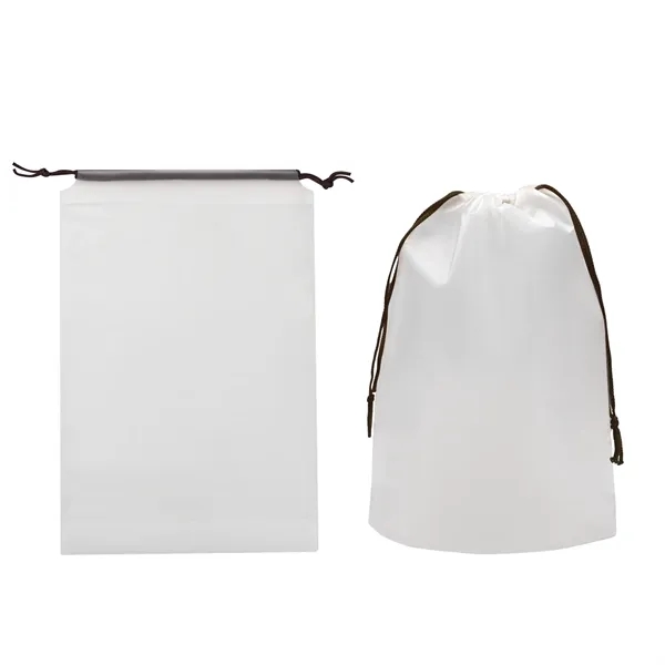 Custom Frosted EVA Clear Drawstring Bag Multi Use - Custom Frosted EVA Clear Drawstring Bag Multi Use - Image 2 of 4