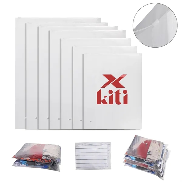 Large Matte Frosted Zip Lock Storage Bag - Large Matte Frosted Zip Lock Storage Bag - Image 0 of 4