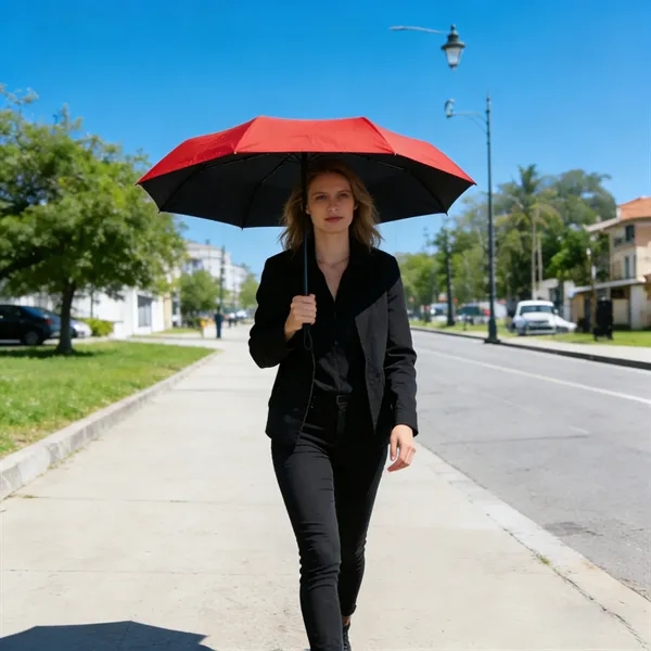 43.3" Arc Automatic Travel Folding Umbrella W/ UV Protection - 43.3" Arc Automatic Travel Folding Umbrella W/ UV Protection - Image 4 of 4