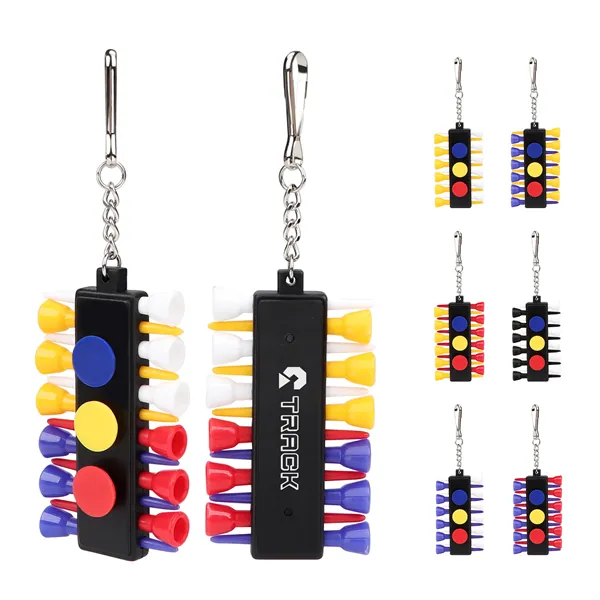 Portable Golf Ball Tee Holder Kit