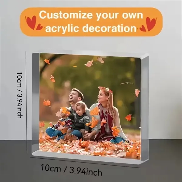 D Flat Acrylic Photo Display Frame - D Flat Acrylic Photo Display Frame - Image 1 of 1
