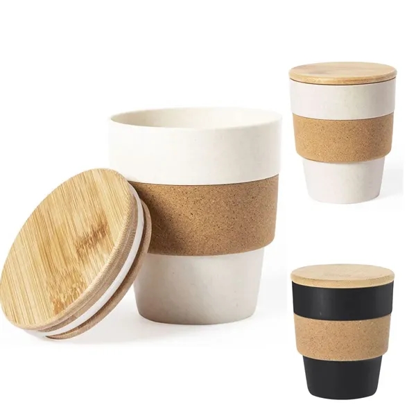 Eco Grip Sippers With Wooden Lid Cup - Eco Grip Sippers With Wooden Lid Cup - Image 1 of 4