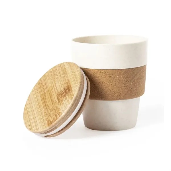 Eco Grip Sippers With Wooden Lid Cup - Eco Grip Sippers With Wooden Lid Cup - Image 2 of 4