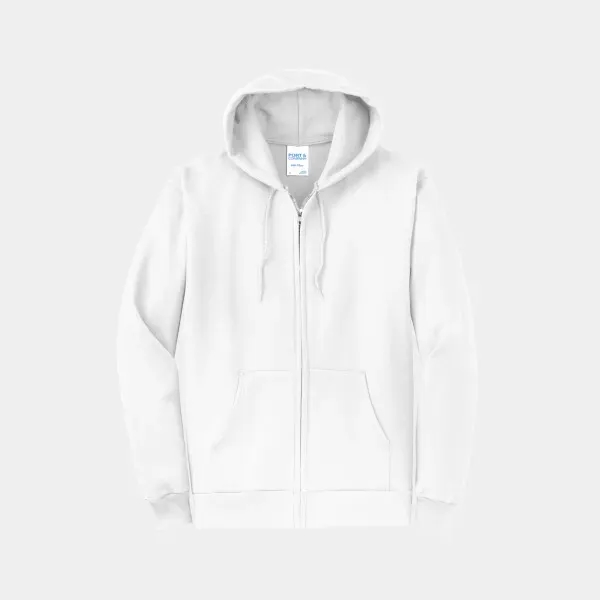 Port and Company Full Zip Hoodie - Port and Company Full Zip Hoodie - Image 29 of 29
