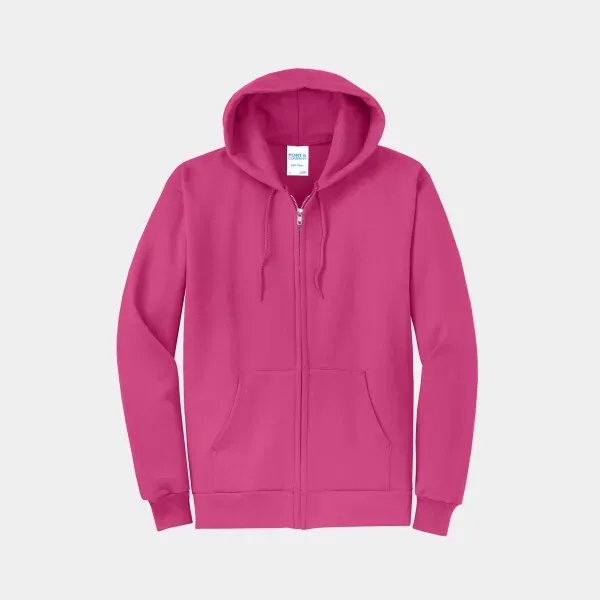 Port and Company Full Zip Hoodie - Port and Company Full Zip Hoodie - Image 28 of 29