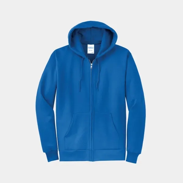 Port and Company Full Zip Hoodie - Port and Company Full Zip Hoodie - Image 27 of 29