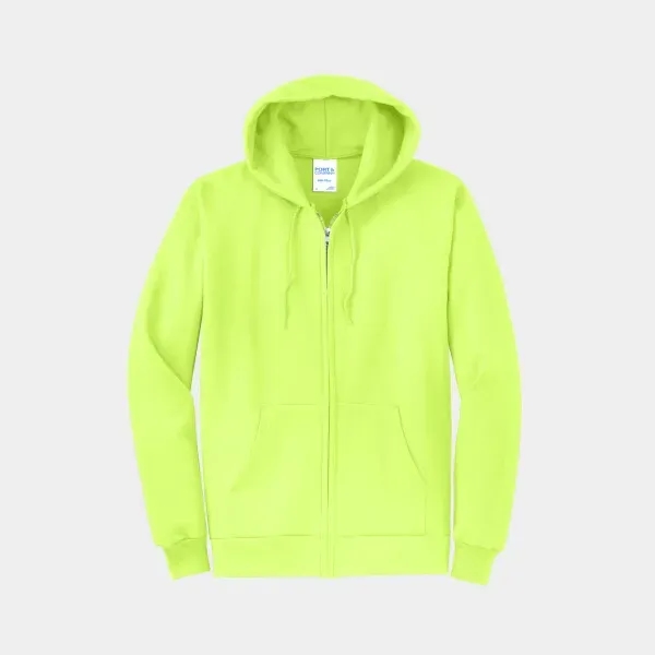 Port and Company Full Zip Hoodie - Port and Company Full Zip Hoodie - Image 25 of 29