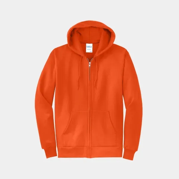 Port and Company Full Zip Hoodie - Port and Company Full Zip Hoodie - Image 24 of 29