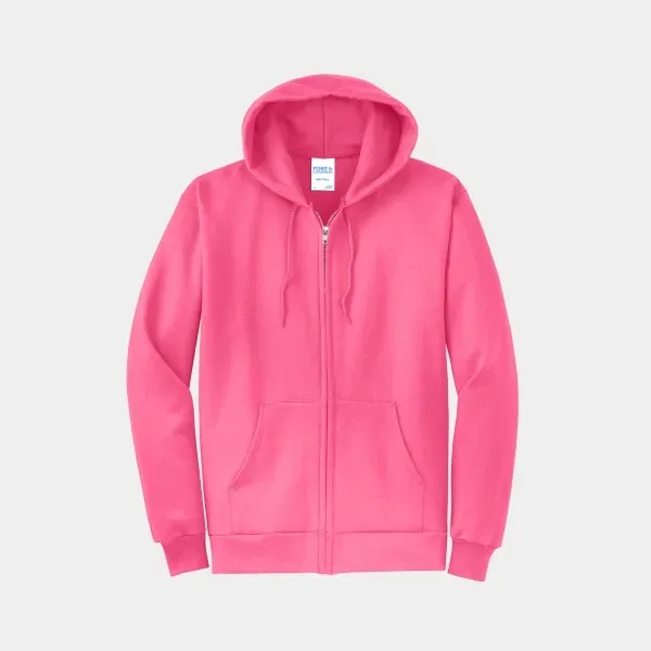 Port and Company Full Zip Hoodie - Port and Company Full Zip Hoodie - Image 23 of 29