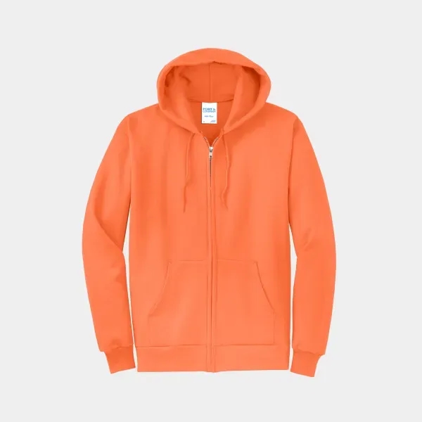 Port and Company Full Zip Hoodie - Port and Company Full Zip Hoodie - Image 22 of 29