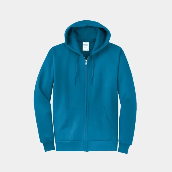 Port and Company Full Zip Hoodie - Port and Company Full Zip Hoodie - Image 20 of 29