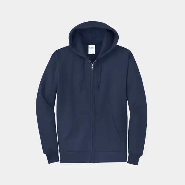 Port and Company Full Zip Hoodie - Port and Company Full Zip Hoodie - Image 19 of 29