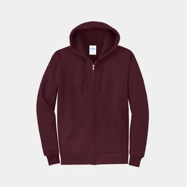 Port and Company Full Zip Hoodie - Port and Company Full Zip Hoodie - Image 18 of 29