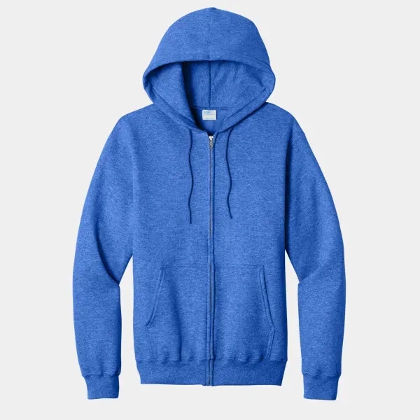 Port and Company Full Zip Hoodie - Port and Company Full Zip Hoodie - Image 14 of 29