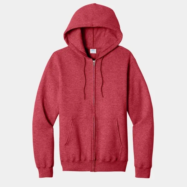 Port and Company Full Zip Hoodie - Port and Company Full Zip Hoodie - Image 13 of 29