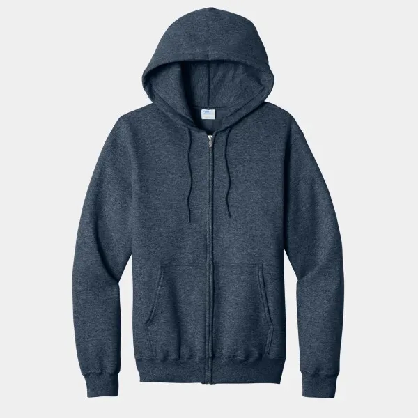 Port and Company Full Zip Hoodie - Port and Company Full Zip Hoodie - Image 12 of 29