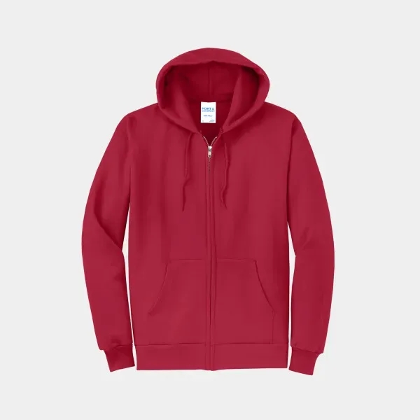 Port and Company Full Zip Hoodie - Port and Company Full Zip Hoodie - Image 1 of 29